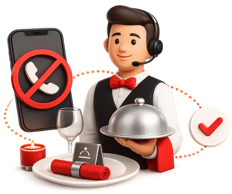 Book a Restaurant Without Calling